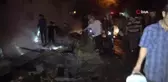 Yangında 2 ahır, 1 ambar ve 2 garaj yeri kül oldu