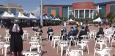 Açık havada mezuniyet töreni