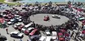 Erzincan'da nefes kesen drift gösterisi