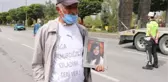 AFYONKARAHİSAR - Kızı PKK tarafından kaçırılan baba, İzmir'den Ankara'ya yaptığı umut yürüyüşünde Afyonkarahisar'a ulaştı