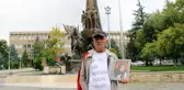 Kızı PKK tarafından kaçırılan baba, İzmir'den Ankara'ya yaptığı umut yürüyüşünde Uşak'a ulaştı