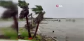 Teksas'ta Nicholas Kasırgası karaya ulaştı