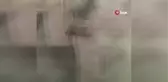 Tinerci evi yaktı, mahalleli tepki gösterdi