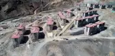 Yusufeli ilçe merkezinin taşınacağı yeni yerinde çalışmalar tüm hızıyla devam ediyor