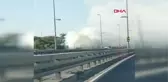 ALTUNİZADE'DE AĞAÇLIK ALANDA YANGIN