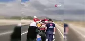 Son dakika haber... Ambulans helikopter kara yoluna indi