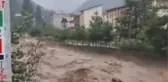 Giresun'da sağanak; 1 köyde eğitime ara verildi