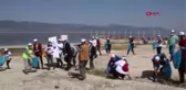 BURDUR GÖLÜ'NDE TEMİZLİK YAPTILAR