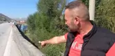 Son dakika... Demir bariyere saplanan kamyon köprüden düştü: 