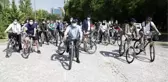 ÜNİVERSİTELİ GENÇLER SAĞLIKLI YAŞAM İÇİN PEDAL ÇEVİRDİLER