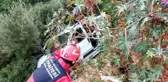 Fethiye'de kamyonet dereye yuvarlandı 1 yaralı