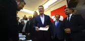 TDP Genel Başkanı Sarıgül, genel başkan adayı temayül yoklamasına katıldı