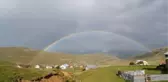 Yaylada gökkuşağı güzelliği