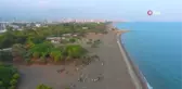 Kum zambaklarına şeritli, levhalı koruma