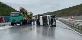SAMSUN'DA TIR İLE KAMYON ÇARPIŞTI: 2 YARALI
