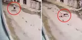 Ağabeyi tarafından bıçaklanan gencin yaralı halde kaçışı kamerada