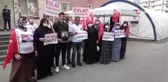 HDP önündeki nöbete bir aile daha katıldı