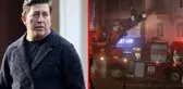 Emre Kınay'ın oyunculuk akademisinin bulunduğu binada yangın çıktı