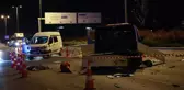 trafik kazasında bir belediye işçisi hayatını kaybetti, 3 kişi yaralandı