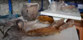 AFYONKARAHİSAR - Amorium Antik Kenti'ndeki kazıda 800 yıllık demir saban bulundu