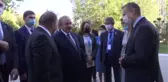 NUR SULTAN - TBMM Başkanı Şentop, Türkistan'da Ahmet Yesevi Üniversitesini ziyaret etti