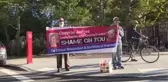 ABD'li enerji şirketi Chevron'un, avukat Steven Donziger'e karşı açtığı dava protesto edildi