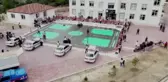 Akseki'de jandarmadan öğrencilere uygulamalı trafik eğitimi