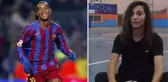 İsmini Ronaldinho'dan alan Suriyeli kadın futbolcu Rona, dünyaya seslendi! Rekoru kimse görmedi