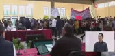 Meksika'da protestocular, Devlet Başkanı Obrador'un toplantısını bastı