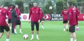A Milli Futbol Takımı, Norveç ve Letonya ile oynayacağı maçların hazırlıklarına devam etti