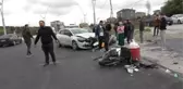 Son dakika haberi! HADIMKÖY'DE MOTOSİKLET KAZASI; MOTOKURYE AĞIR YARALANDI