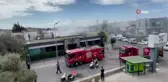 Restoranın bacasında yangın çıktı