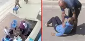 Kendisine satırla saldıran sevgilisi tutuklanmasın diye yerlere yatıp feryat etti