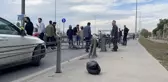 Son dakika haber... Fatih'te bariyerlere çarpan motosikletin sürücüsü hayatını kaybetti
