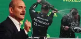 Bakan Soylu, F1'deki şampanya izni iddialarını yalanladı: Ben de ilk kez duydum