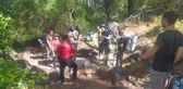 Kemer'deki orman yangını nedeniyle Likya Yolu'ndaki turistler tahliye edildi
