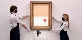 İngiliz sanatçı Banksy'nin eseri rekor fiyata alıcı bulduBanksy'nin 
