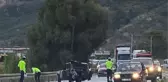 MİNİBÜS VE KAMYONET İLE ÇARPIŞAN OTOMOBİL ALEV TOPUNA DÖNDÜ 2 YARALI
