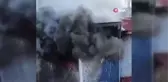 Süleymaniye'de iş yerinde korkutan yangın