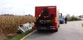 Takla atan lüks otomobilden burnu bile kanamadan çıktı