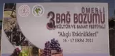 3.Ömerli Bağ Bozumu Kültür ve Sanat Festivali yapıldı