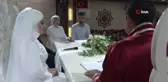 Aynı gün evlenen iki arkadaş birbirlerinin şahidi oldu