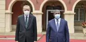 Cumhurbaşkanı Erdoğan Angola'da resmi törenle karşılandı