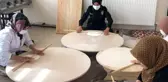 Hem yufka açtı hem de KADES'i anlattı