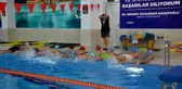 Biga'da Yarı Olimpik Yüzme Havuzuna yoğun ilgi
