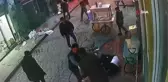 Akılalmaz olay kamerada: Tanıştığı kadının telefonlarını çaldı, kaçmak isterken düşüp yaralandı