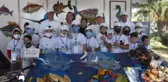 BODRUM'DA DENİZDEN ÇIKAN ÇÖPLERLE SANAT ESERLERİ YARATILDI