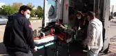 Lastik fabrikasında iskeleden düşen işçi yaralandı