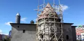 Yakutiye Medresesi ve Karanlık Kümbet'te devam eden restorasyon çalışmalarında sona gelindi