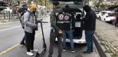 Fatih'te elektrikli scooterlara yönelik denetim